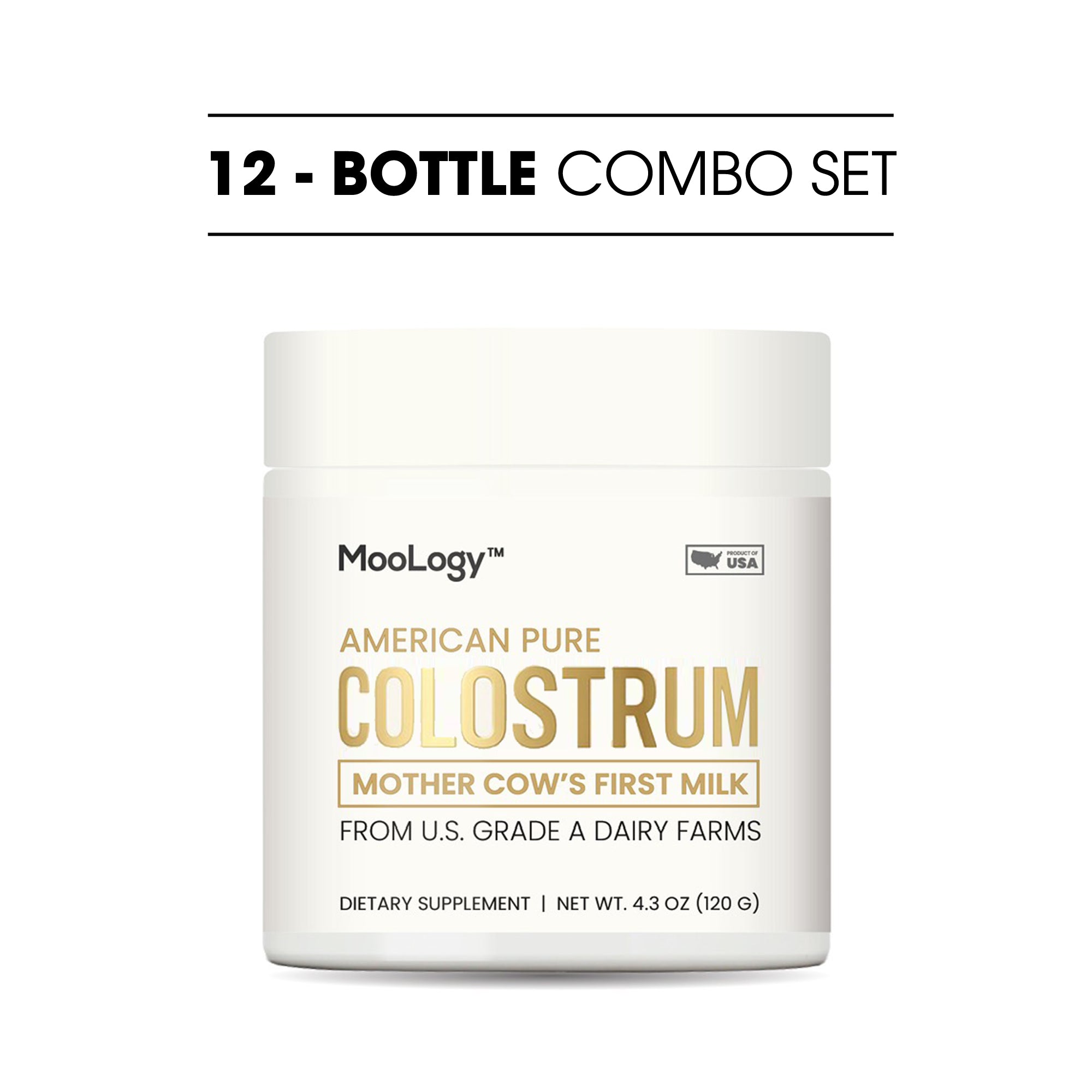 Moology™ Colostrum (12-Bottle Combo Set)