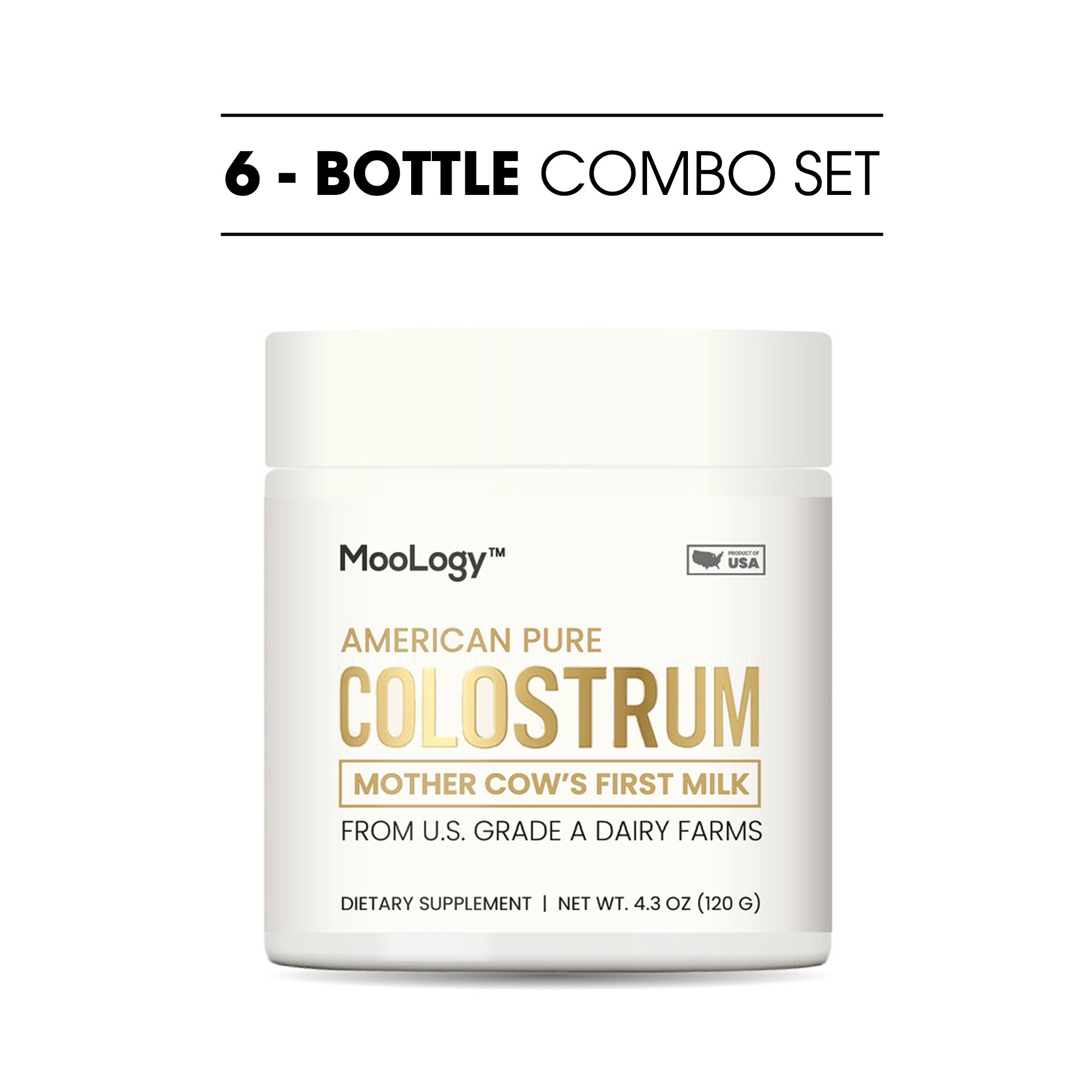 Moology™ Colostrum (6-Bottle Combo Set)